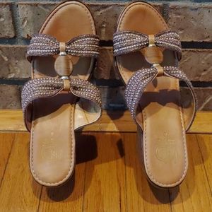 New Direction Wedge Sandals